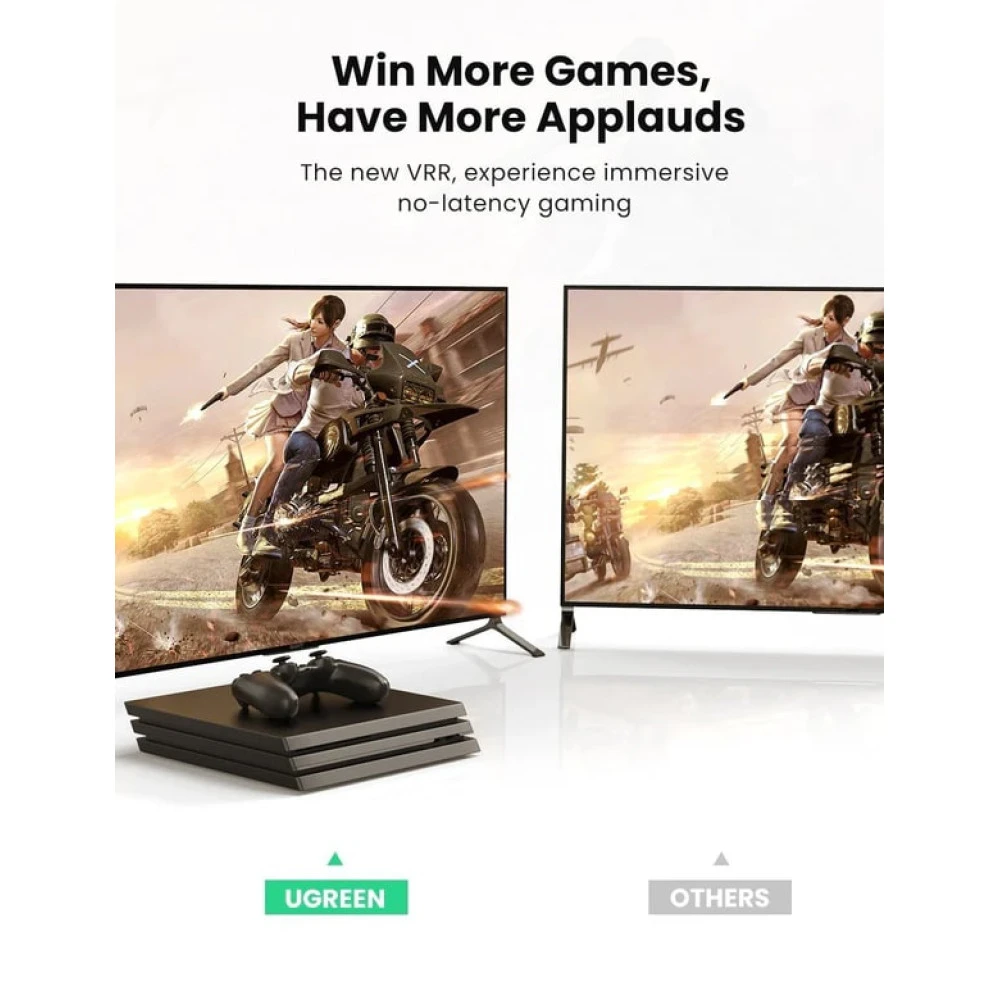 Кабел UGREEN HD140/80405 8K - HDMI към HDMI, 5 метра