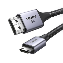Кабел UGREEN HD163/15515 8K - mini HDMI към HDMI, 2 метра