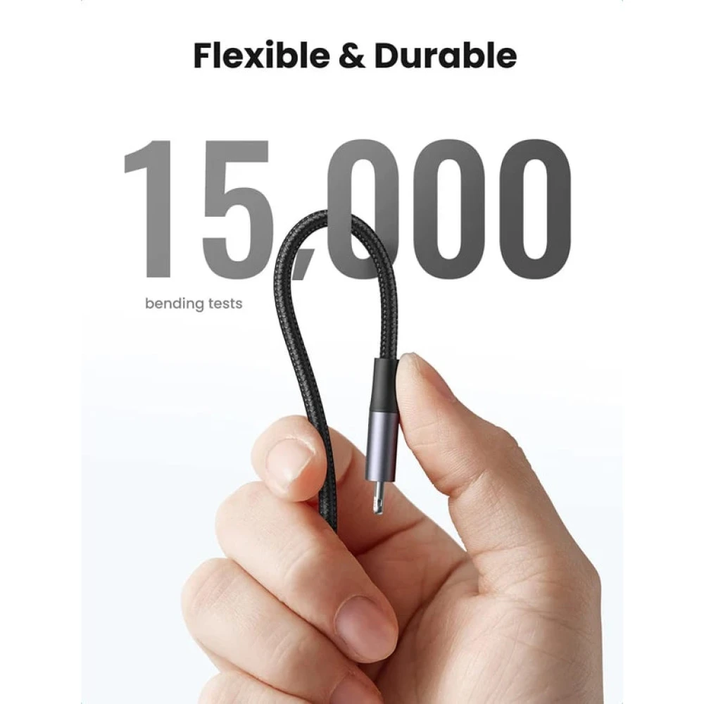 Кабел UGREEN 20W, Type-C - Lightning, US304/60759, 1 метър