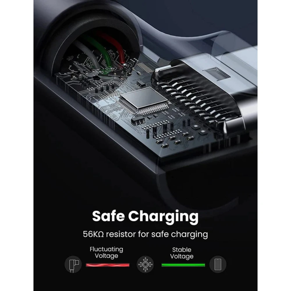 Кабел UGREEN 3A, USB-A - Type-C, US284/50942, 2 метра