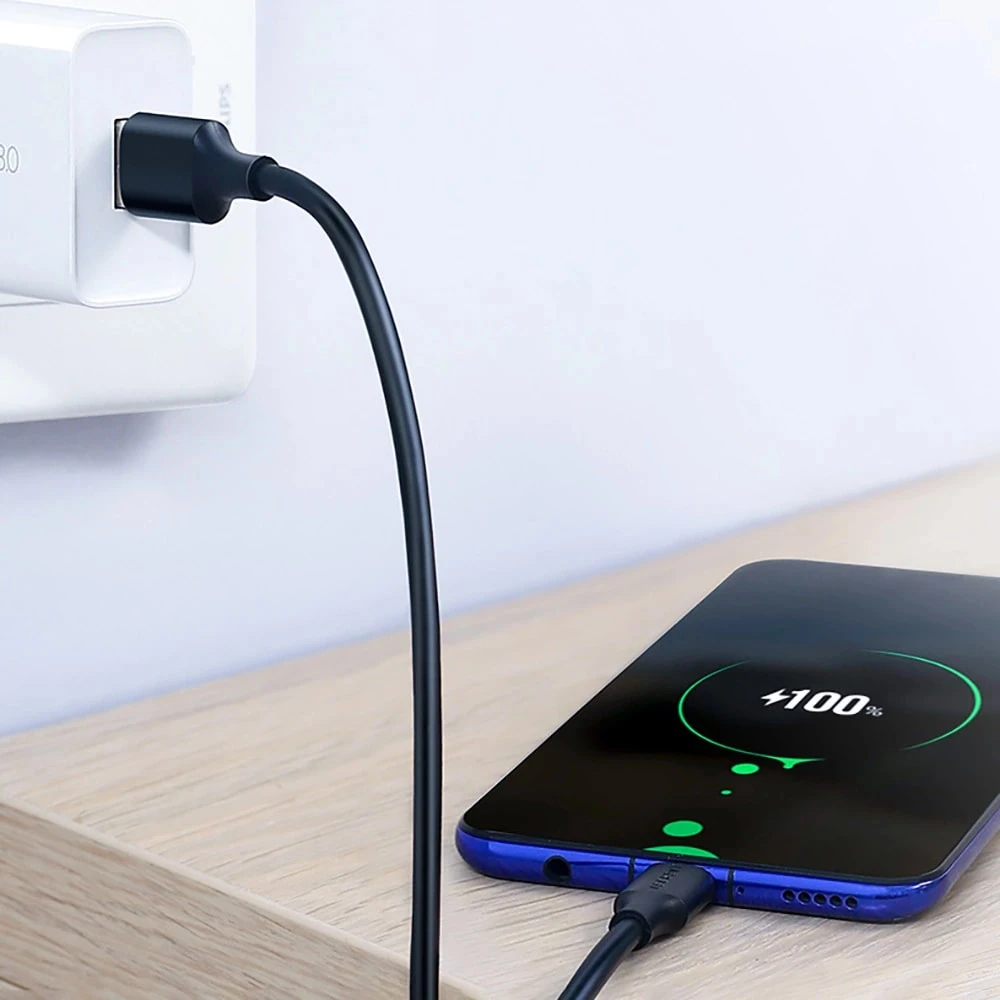 Кабел UGREEN 3A, USB-A - Type-C, US287/60117, 1.5 метра