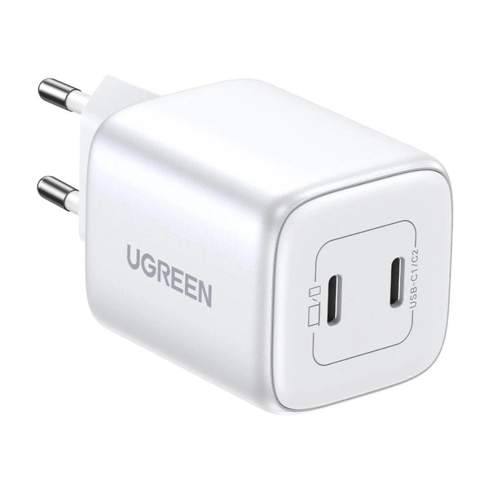 Зарядно устройство 220V UGREEN Nexode GaN - CD294/15327, 45W, 2xUSB-C