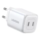 Зарядно устройство 220V UGREEN Nexode GaN - CD294/15327, 45W, 2xUSB-C