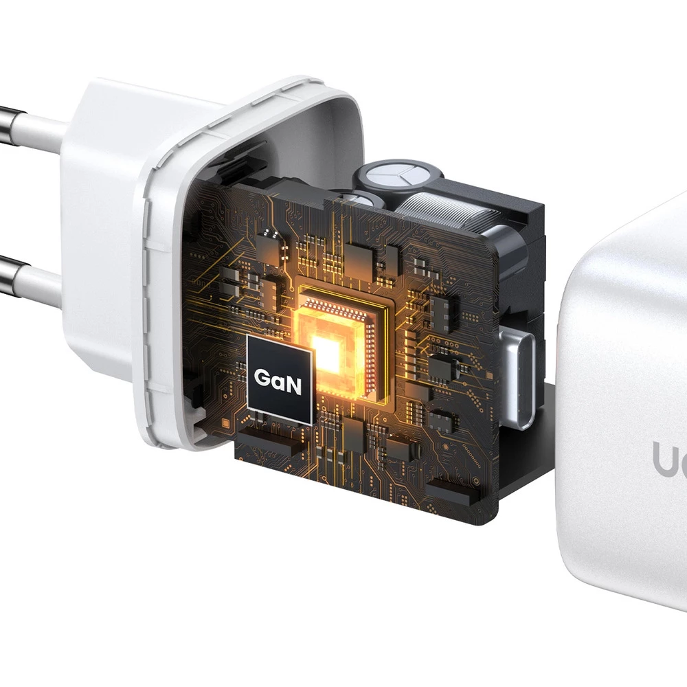 Зарядно устройство 220V UGREEN Nexode GaN - CD294/15327, 45W, 2xUSB-C