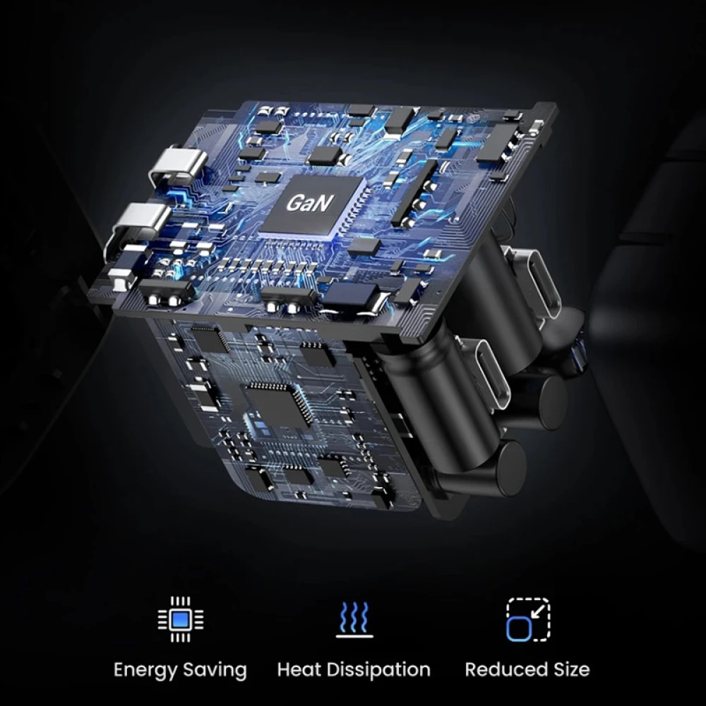 Зарядно устройство 220V UGREEN GaN - X512/55553, 20W, USB-C