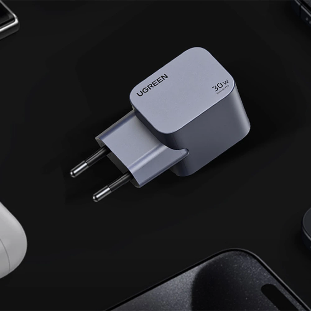 Зарядно устройство 220V UGREEN Nexode Pro GaN - X703 / 35006, 30W, USB-C