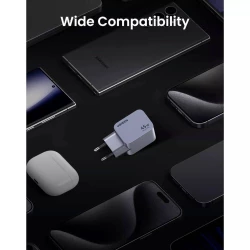 Зарядно устройство 220V UGREEN Nexode Pro GaN - X707/35008, 45W,  2xUSB-C