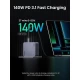Зарядно устройство 220V UGREEN Nexode Pro GaN - X763/25877, 160W, USB-A, 3xUSB-C + кабел Type-C към Type-C