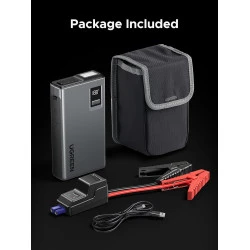 Стартер за автомобил и външна батерия UGREEN ES702/35977 - 12 000 mAh, 1000A + фенер