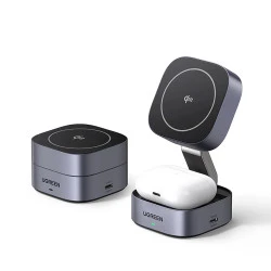 2-в-1 Холдер + Зарядна станция UGREEN Wireless Magnetic - W702/35316