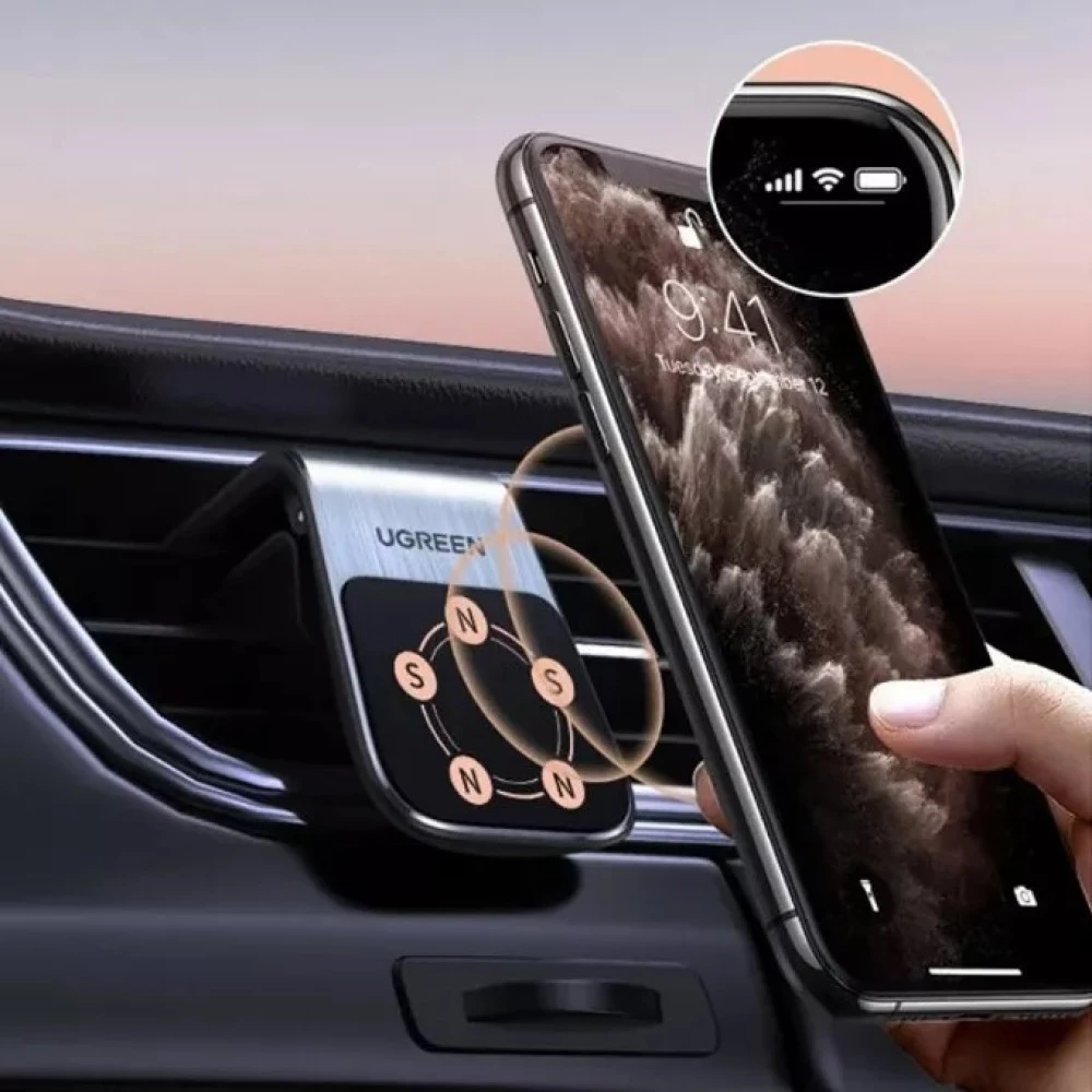 Холдер за автомобил UGREEN Waterfall Magnetic - LP290/80712B