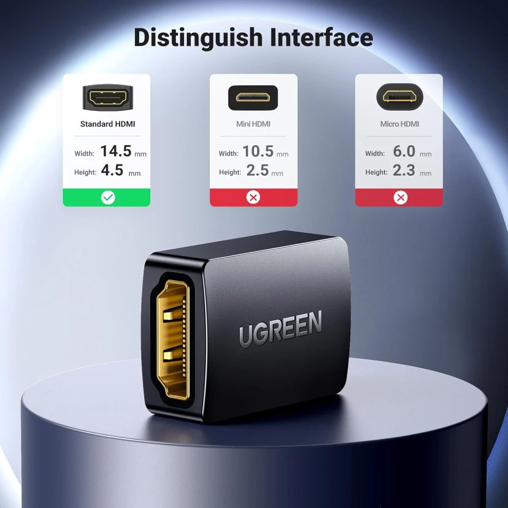 Адаптер UGREEN 20107 - HDMI към HDMI