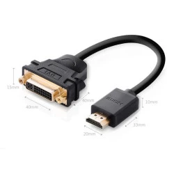 Адаптер UGREEN 20136 - HDMI към DVI