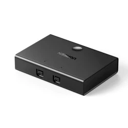 Превключвател UGREEN Sharing Switch Box 30345 - USB-A, 2xUSB-B