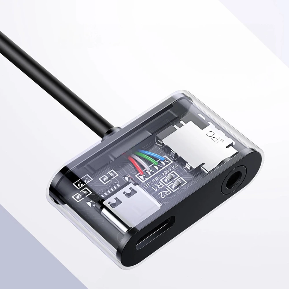 Адаптер UGREEN CM193/50596 от Type-C към AUX, USB-C