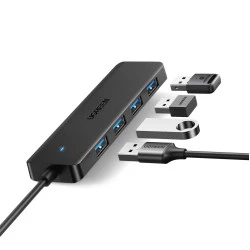 Мултифункционален хъб UGREEN CM219/25851 4в1 от USB-A към 4xUSB-A