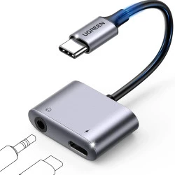 Адаптер UGREEN CM231/60164 от Type-C към AUX, USB-C