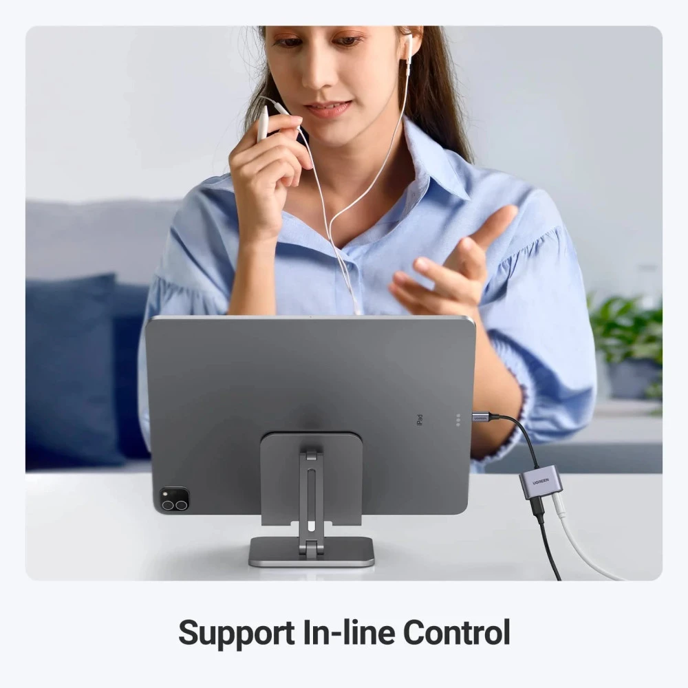 Адаптер UGREEN CM231/60164 от Type-C към AUX, USB-C