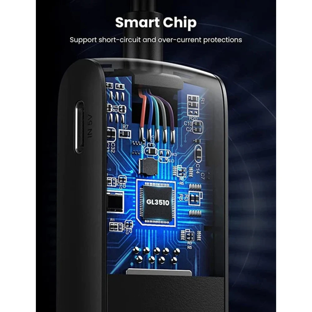 Мултифункционален хъб UGREEN CM416/80657 4в1 от USB-A към 4xUSB-A