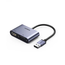 Адаптер UGREEN CM449/20518 от USB-A към HDMI, VGA