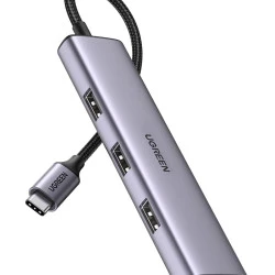 Мултифункционален хъб UGREEN CM473/20841 4в1 от USB-A към 4xUSB-A