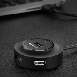 Мултифункционален хъб UGREEN CR106/20277 4в1 от USB-A към 4xUSB-A