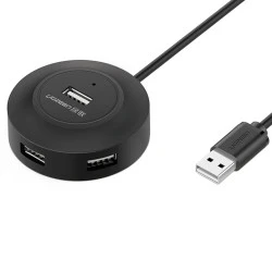 Мултифункционален хъб UGREEN CR106/20277 4в1 от USB-A към 4xUSB-A