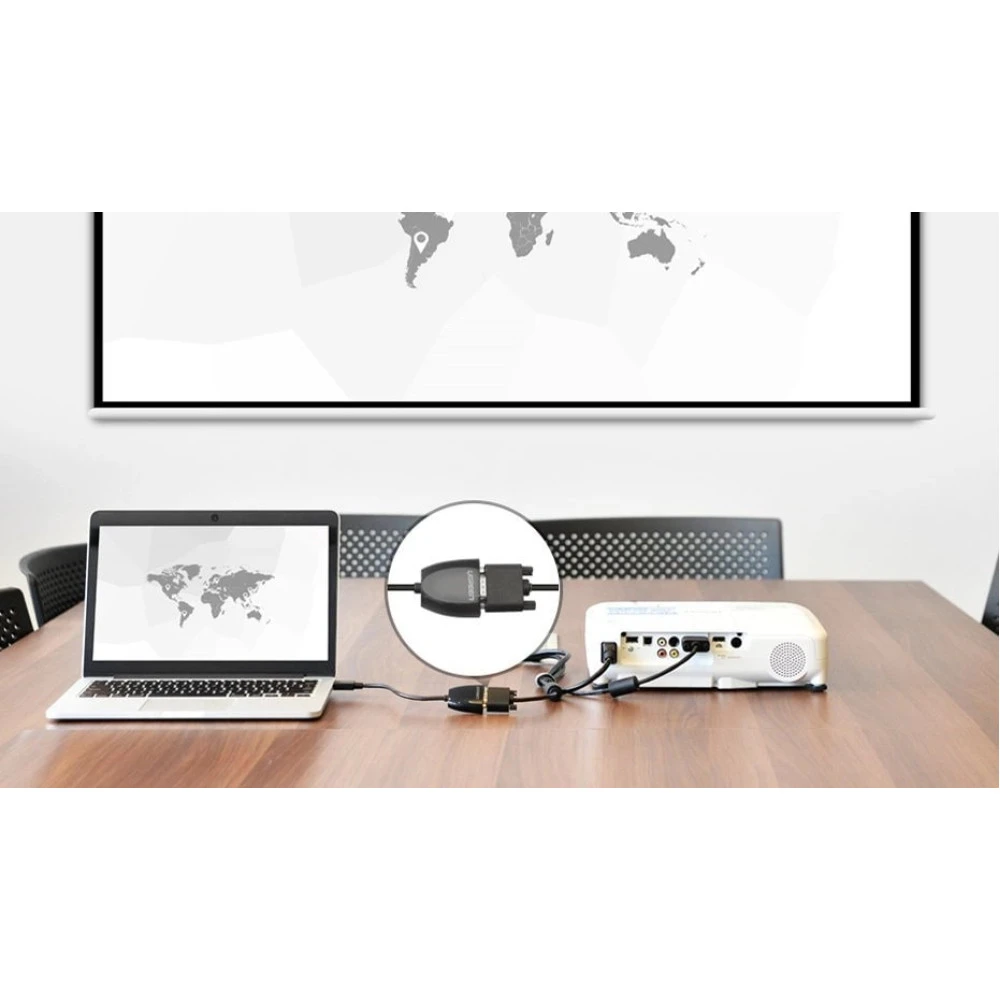 Преходник / адаптер UGREEN MM105/40253 от HDMI към VGA
