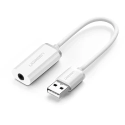 Аудио адаптер UGREEN US206/30712- USB-A