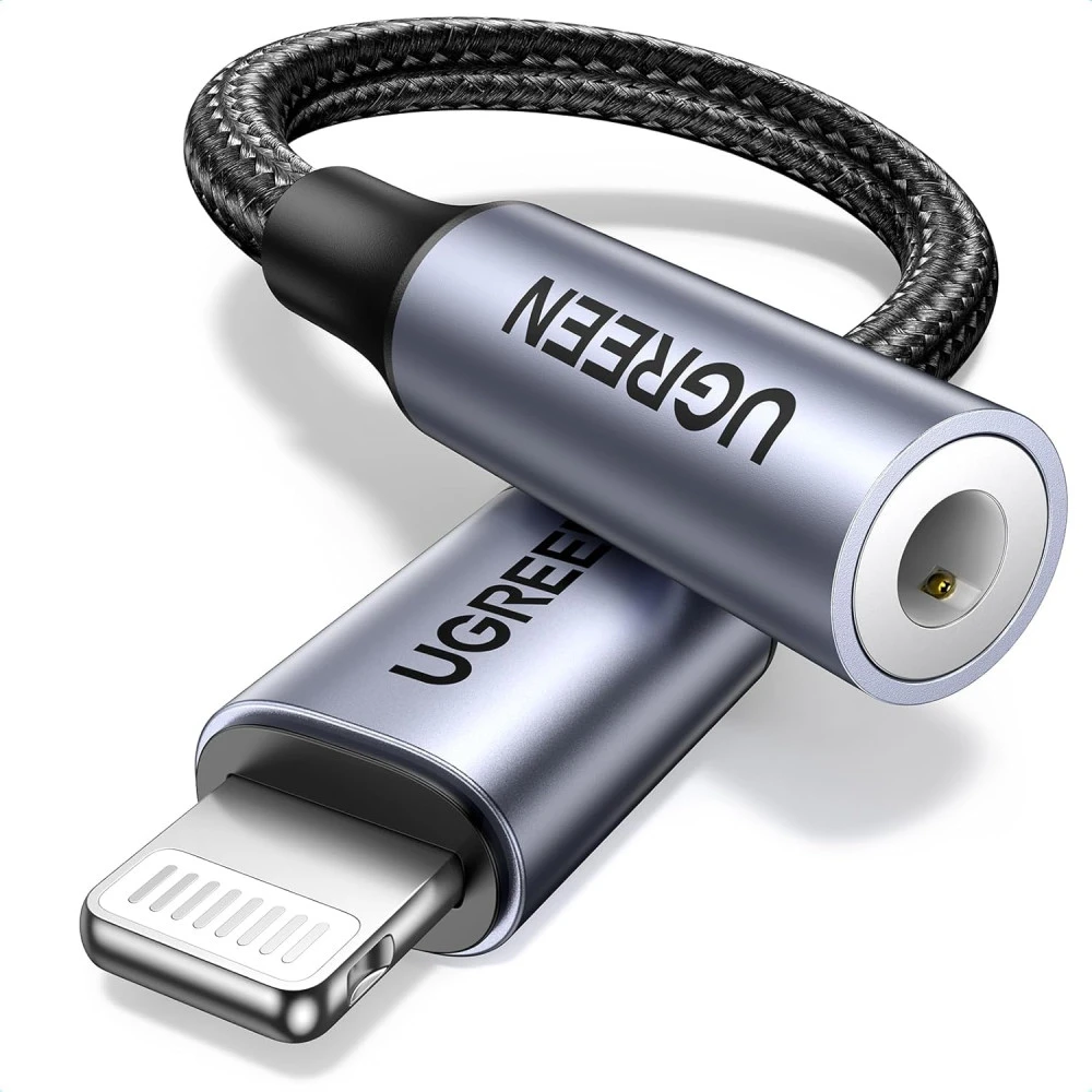 Аудио адаптер UGREEN US211/30756 - Lightning към AUX/ж/ 3.5mm