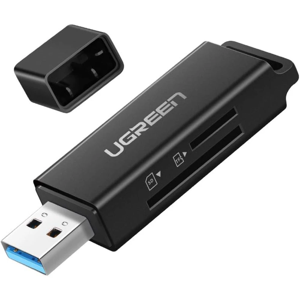 Четец на карти UGREEN CM104/40752- USB-A, SD, Micro SD