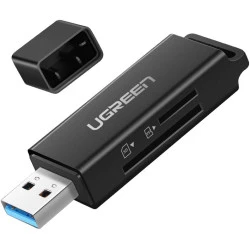 Четец на карти UGREEN CM104/40752- USB-A, SD, Micro SD