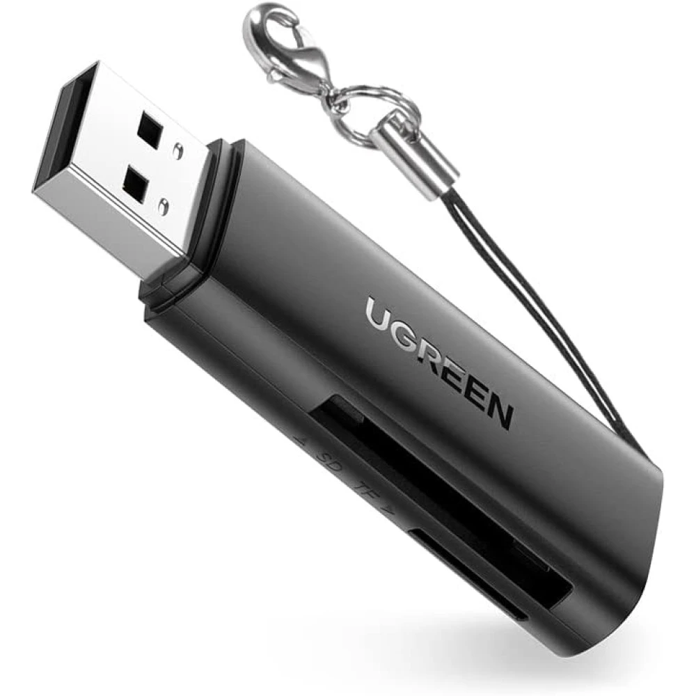 Четец на карти UGREEN CM264/60722- USB-A, SD, Micro SD