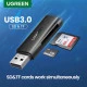 Четец на карти UGREEN CM264/60722- USB-A, SD, Micro SD