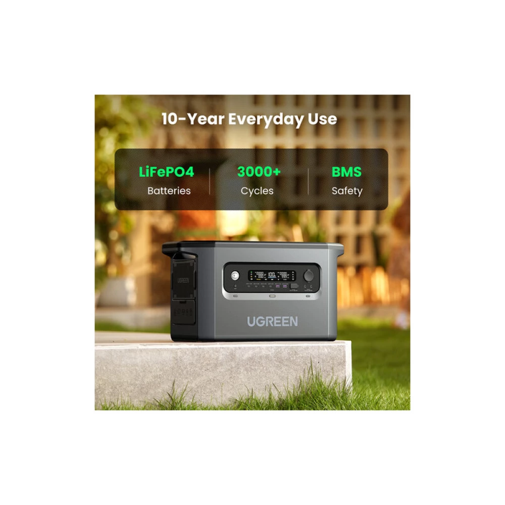        Зарядна станция / Преносим генератор UGREEN GS2200, 2200W, 2048Wh, Charging station