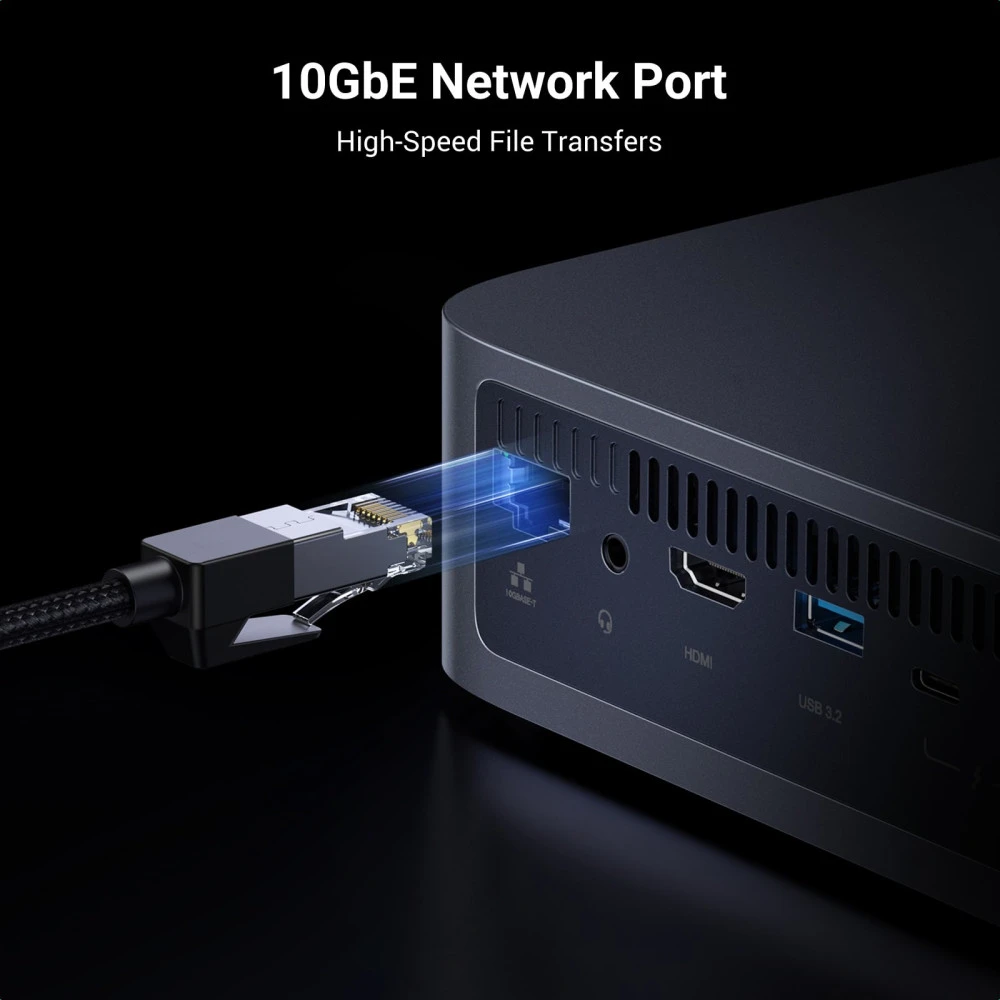 NAS устройство Network Attached Storage (NAS) UGREEN - DXP480T, 4-Bay intel i5- 1235U Diskless