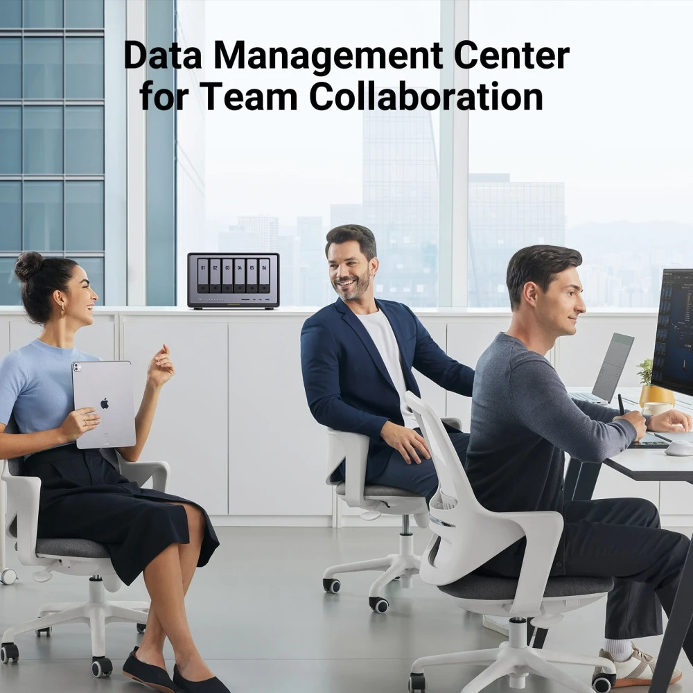 NAS устройство Network Attached Storage (NAS) UGREEN - DXP6800 Pro, 6-Bay intel i5- 1235U Diskless