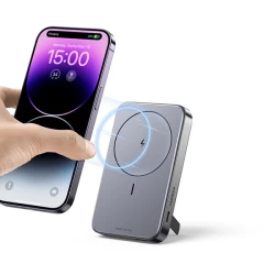 Безжична външна батерия UGREEN PB206/15086 - 10 000 mAh, 20W + стойка, MagSafe