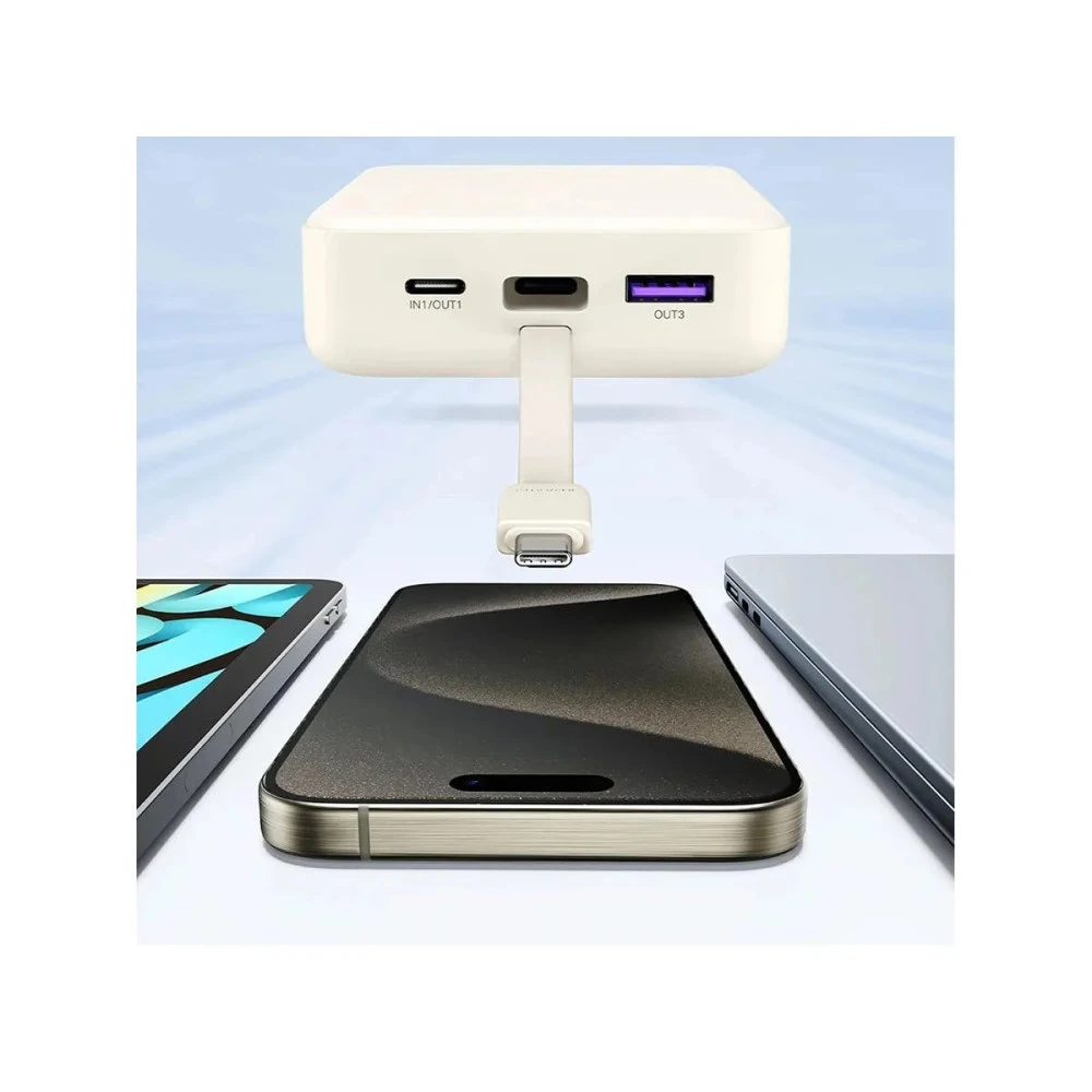  Външна батерия UGREEN - 20 000 mAh, 30W, PB521/45207 + кабел Type-C