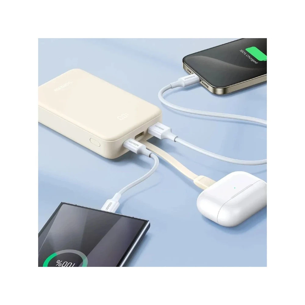  Външна батерия UGREEN - 20 000 mAh, 30W, PB521/45207 + кабел Type-C