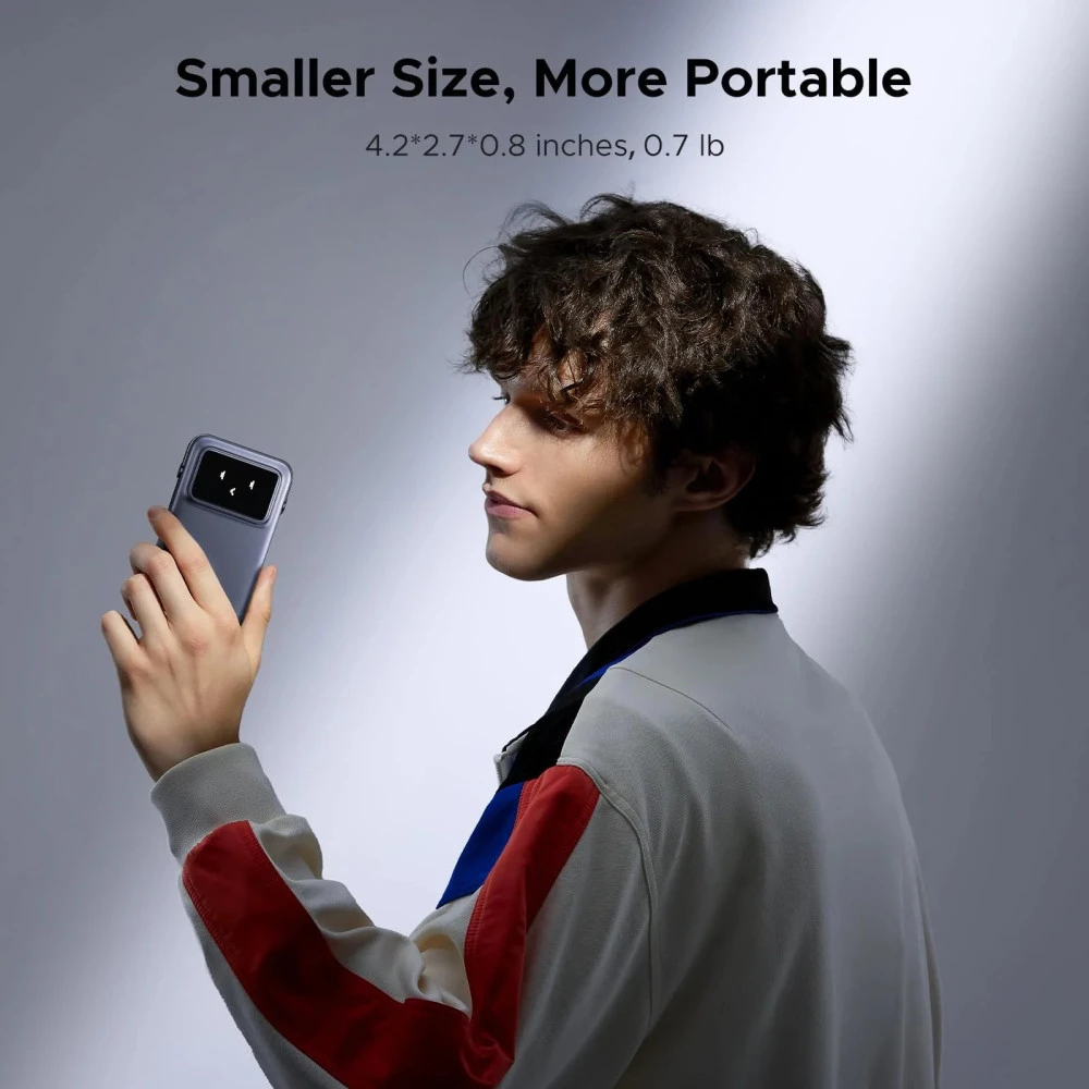 Безжична външна батерия UGREEN UNO Robot - 5 000 mAh, 20W, PB571/35605B