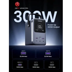  Външна батерия UGREEN Nexode - 48 000 mAh, 300W, PB770/25286