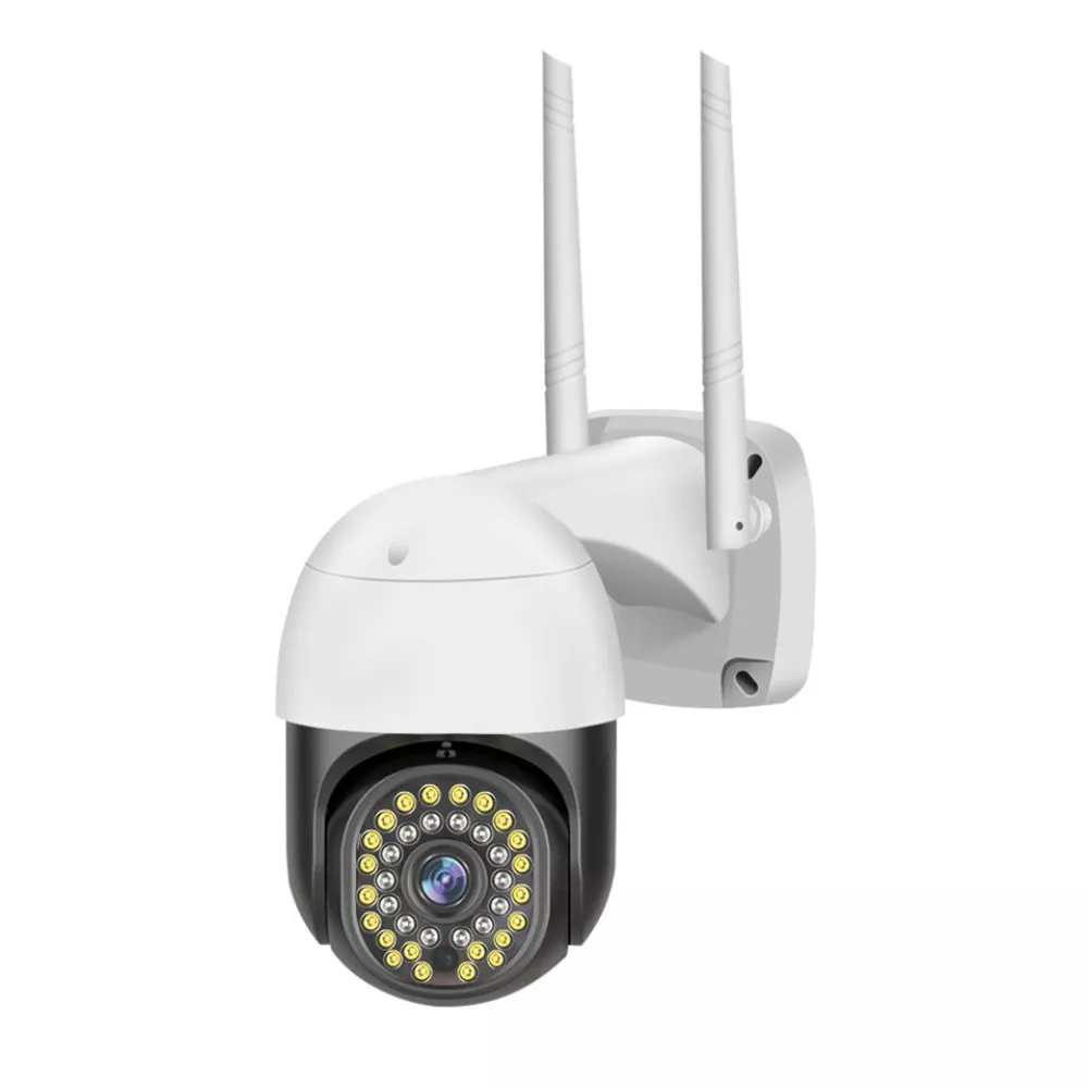 Външна WiFi камера с микрофон, нощно виждане и следене на движение, слот за SD карта, 18 бр.LED диоди + 18 бр. IR диоди, 2MP - C18 Pro