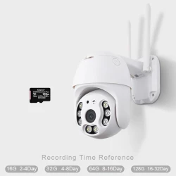 Външна WiFi камера с микрофон, нощно виждане и следене на движение, слот за TF карта, 8MP - Q3-80