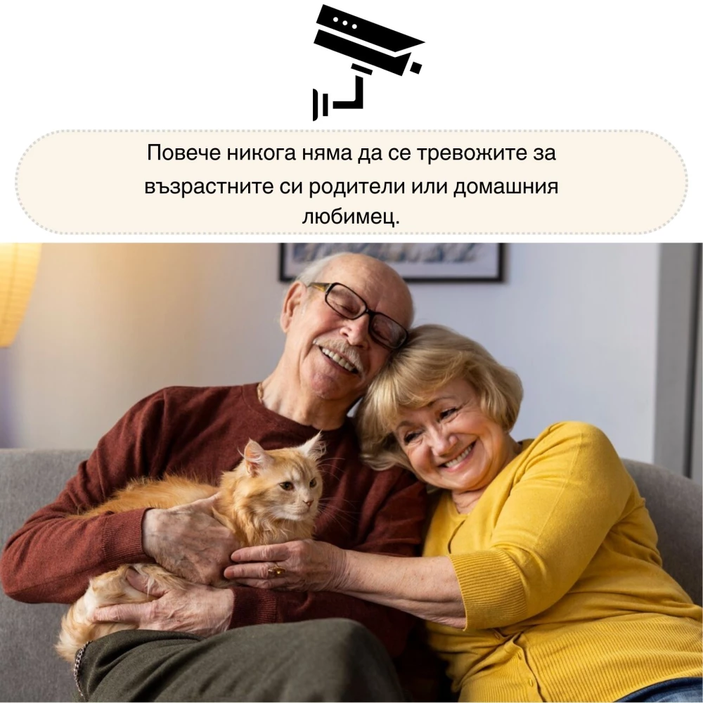 Външна WiFi двойна камера с микрофон, нощно виждане и следене на движение, слот за SD карта, 2MP+2MP - SC03-W