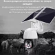 Външна WiFi камера със соларна батерия, микрофон, нощно виждане и следене на движение, слот за SIM карта, 2MP - VC8PT-4G