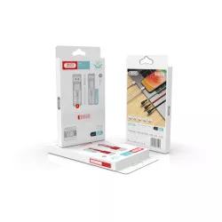 Кабел XO - NB47 USB-A - Lightning, 2.4А, 1 метър