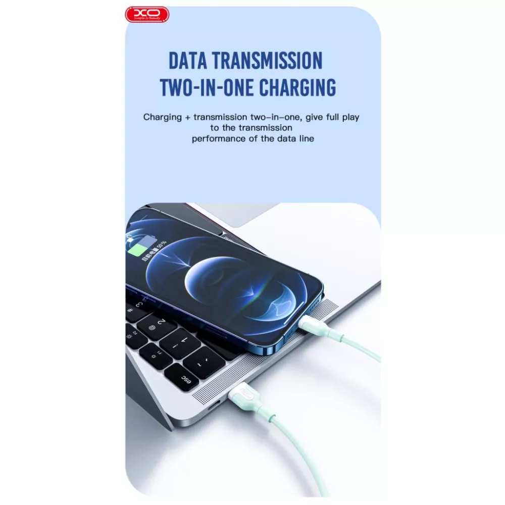 Кабел XO - NB212 USB-A - Micro USB, 2.1А, 1 метър