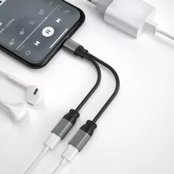 Преходник XO - NB-R160A от Lightning към 2 x Lightning 