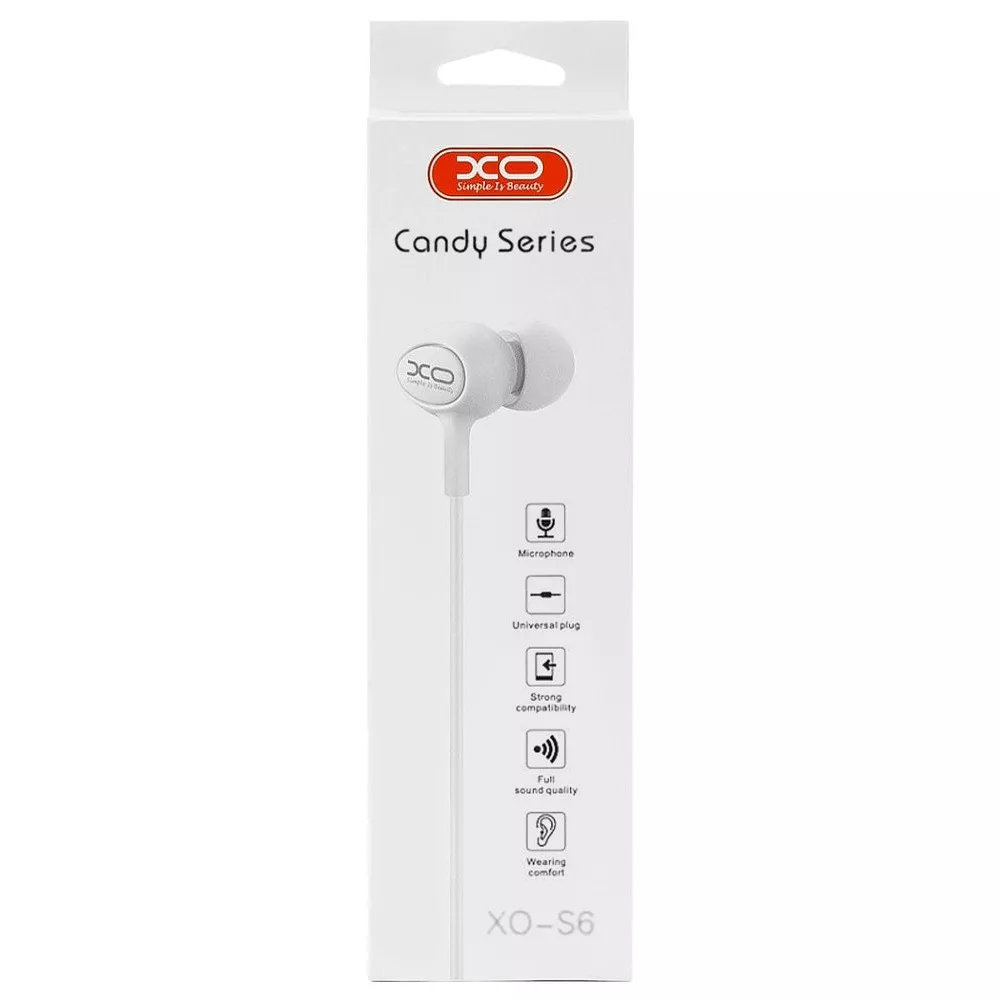 Слушалки HF XO - S6 с 3.5мм